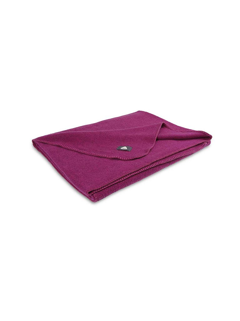 STEINER 1888 Wolldecke Sophia 145x190cm (Magenta) pink