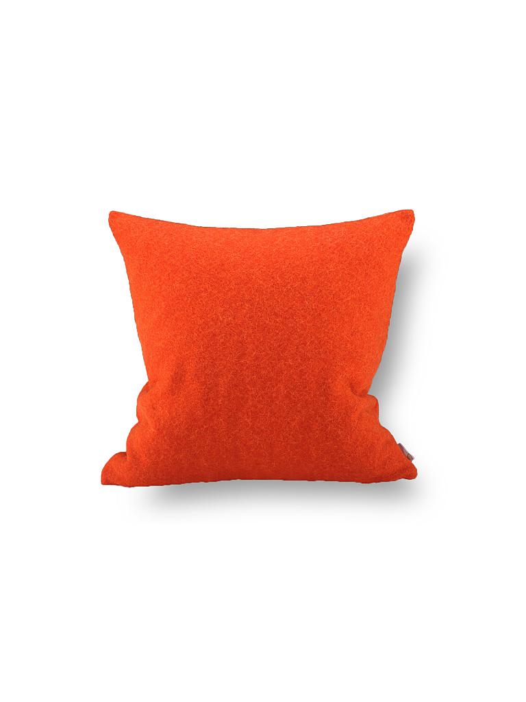 STEINER 1888 | Wollkissen "Alina" 40x40cm mandarin (gefüllt) | orange