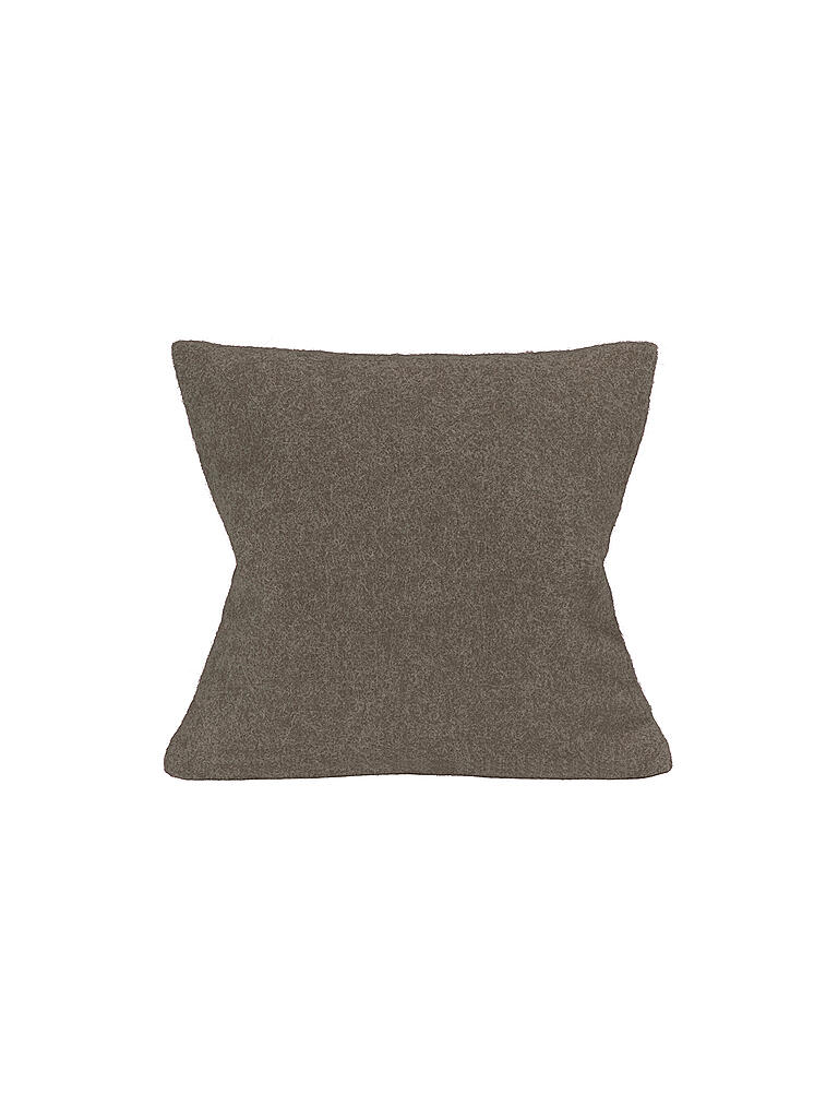 STEINER 1888 | Wollkissen gefüllt 40x40cm Alina Taupe | hellgrau