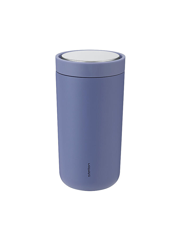 STELTON | Thermobecher To Go Click 0,2l Soft Lupin | blau