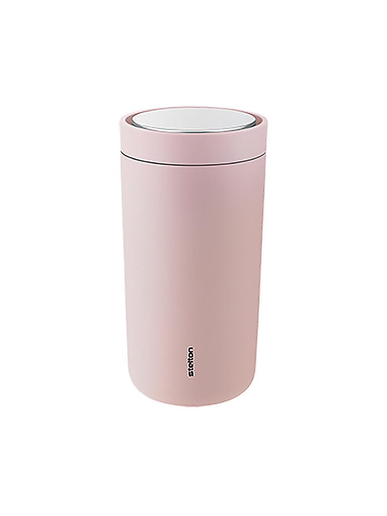 STELTON | To Go Click Stahl Becher 0,2L Soft Rose | rosa