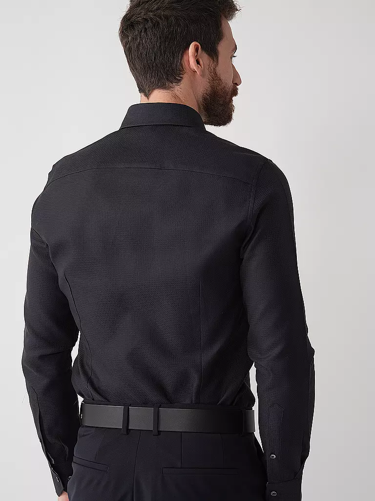 STENSTRÖMS | Hemd Slim Fit | schwarz