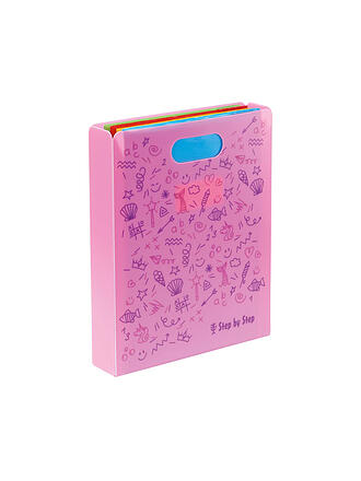 STEP BY STEP | Heftbox mit Tragegriff Pink