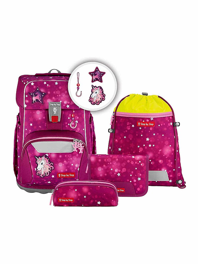 GIANT Schulranzen Set 5tlg Sweet Unicorn Nuala-Sweet Unicorn Nuala
