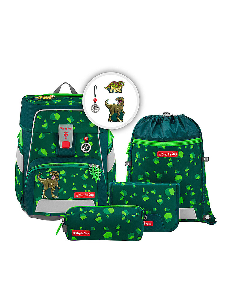STEP BY STEP Schultaschen Set 5tlg SPACE Dino Targo