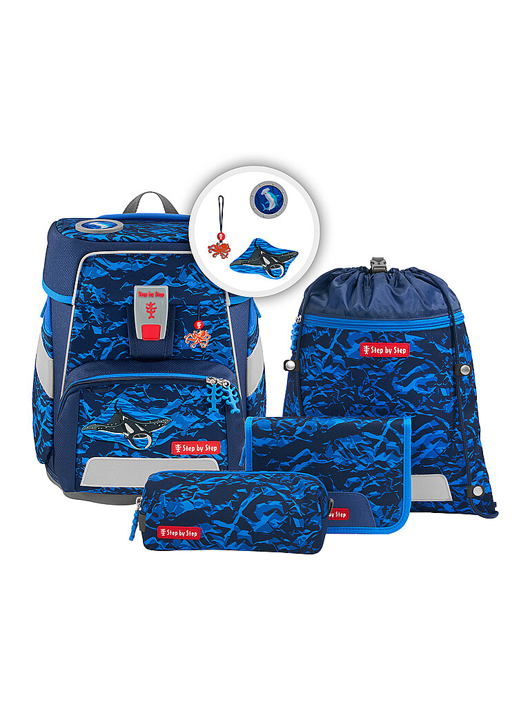STEP BY STEP Schultaschen Set 5tlg SPACE Manta Rio