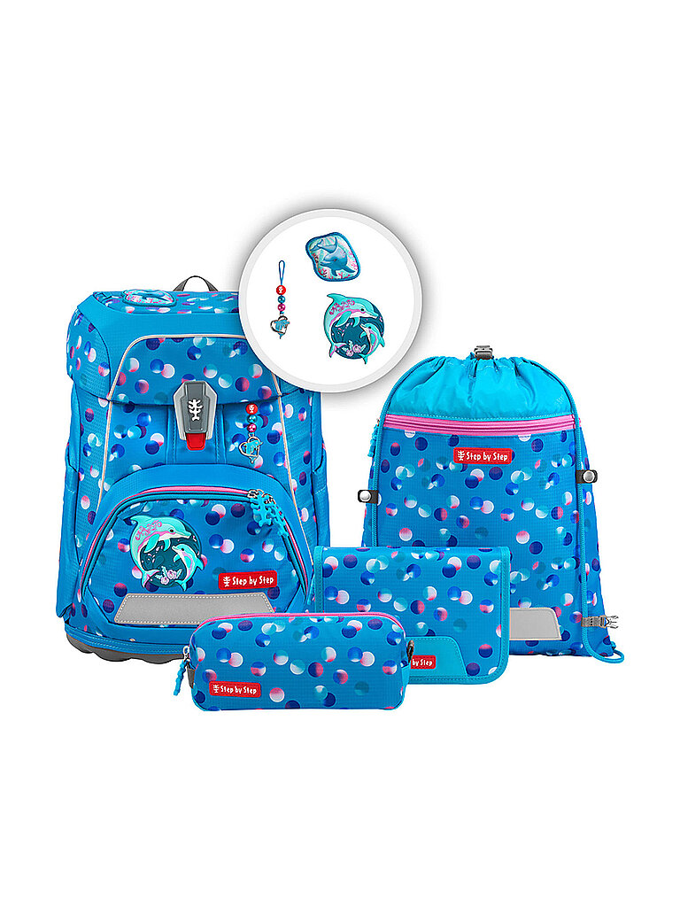 STEP BY STEP Schulranzen Set FIT Dolphin Finja