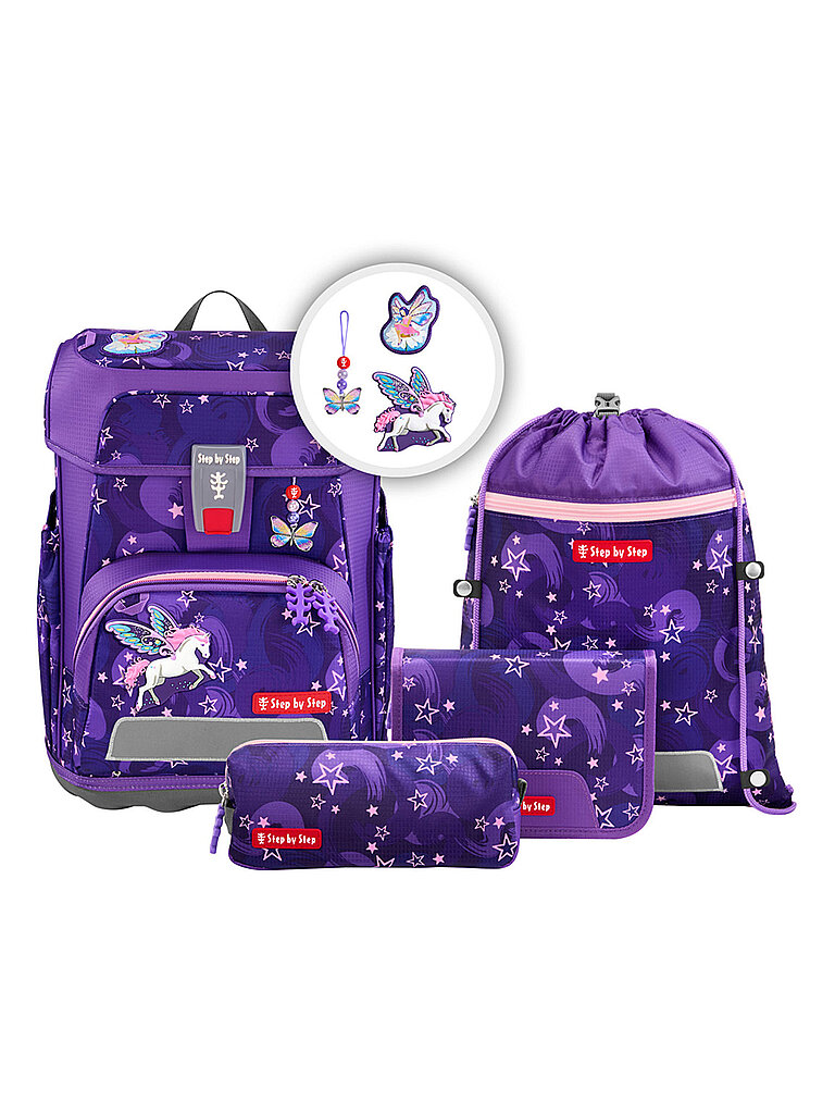 STEP BY STEP Schultaschen Set 5tlg CLOUD Pegasus Liv
