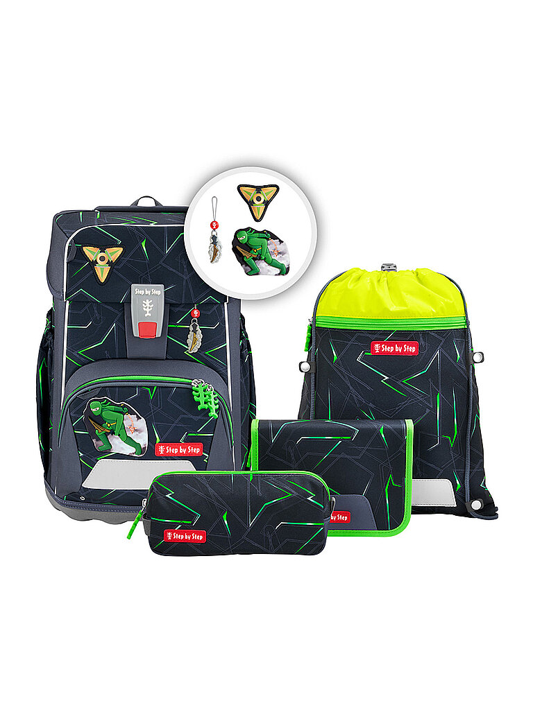 STEP BY STEP Schulrucksack Set GIANT 5tlg. Ninja Kimo