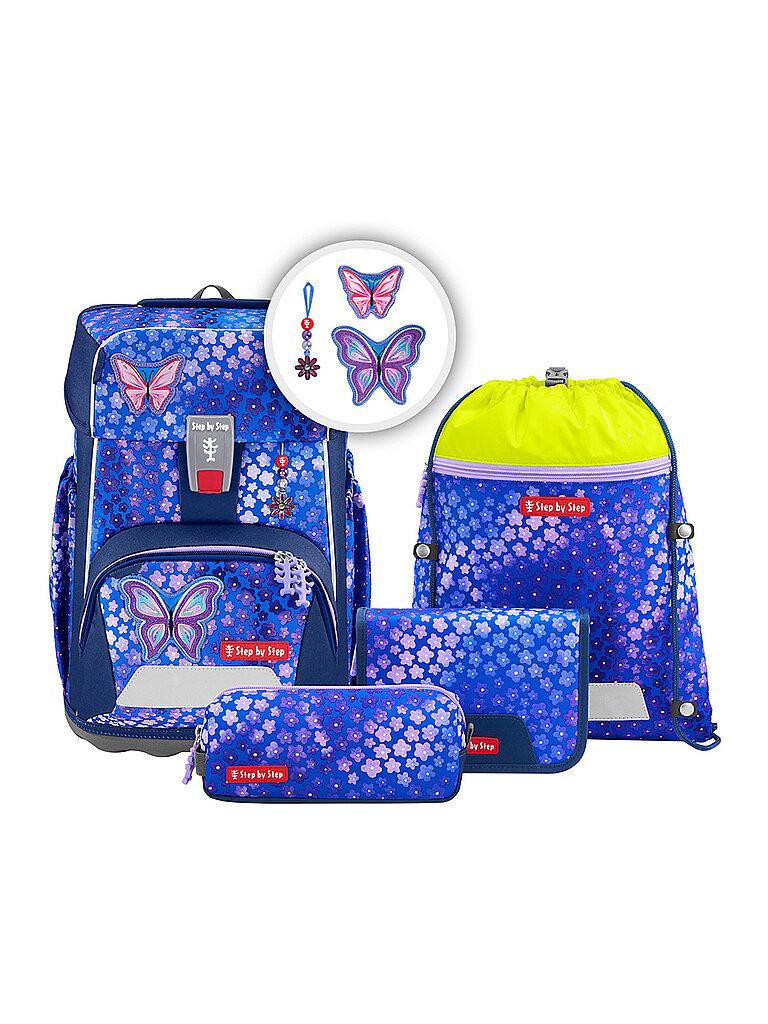 STEP BY STEP Schulrucksack Set GIANT 5tlg. Butterfly Maja