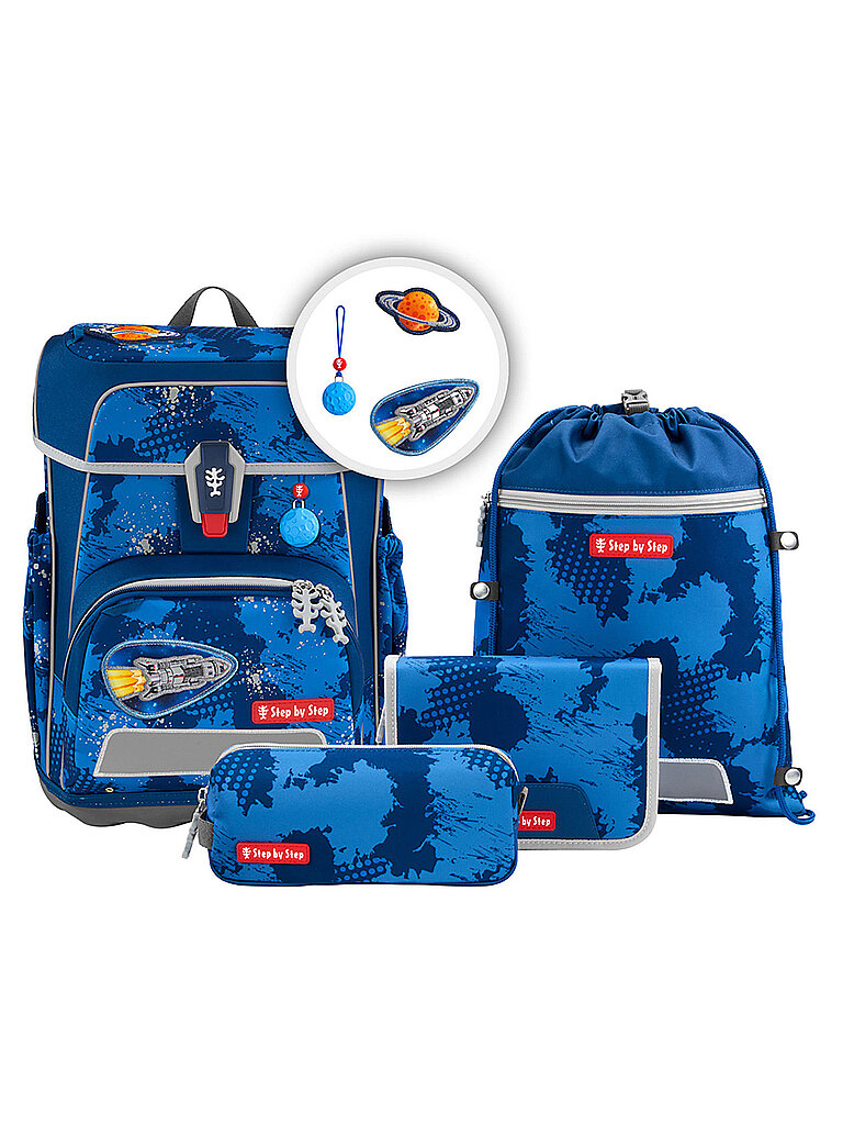 STEP BY STEP Schultaschen Set 5tlg. CLOUD REFLECT Rocket No