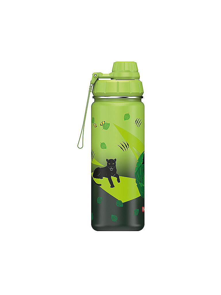 STEP BY STEP Isolierte Edelstahl Trinkflasche Black