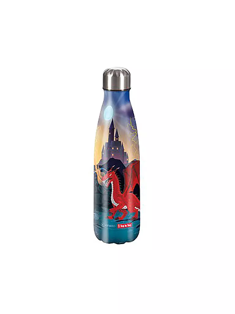 STEP BY STEP | Edelstahl Trinkflasche 0,5L Dragon Draco | bunt
