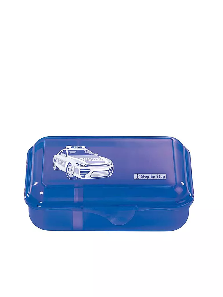 STEP BY STEP | Frischhaltedose - Lunchbox Police Car Cody Blau | blau