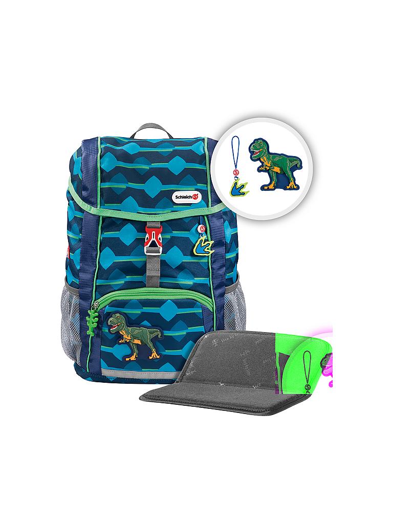 STEP BY STEP | KID Rucksack-Set 3-tlg. "Schleich® Dinosaurs" | blau