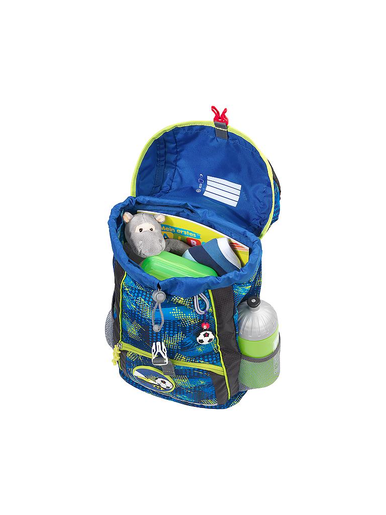 STEP BY STEP | KID Rucksack-Set 3-tlg. "Soccer Team" | blau
