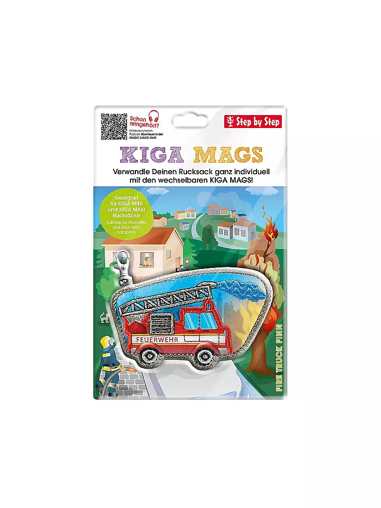 STEP BY STEP | KIGA Mags Fire Truck Finn  | rot