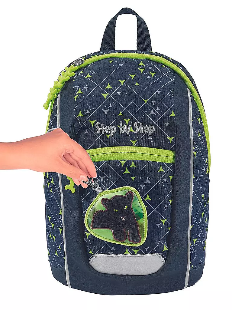 STEP BY STEP | Kinder Rucksack - Kiga Mini Little Wild Cat Chiko  | grau