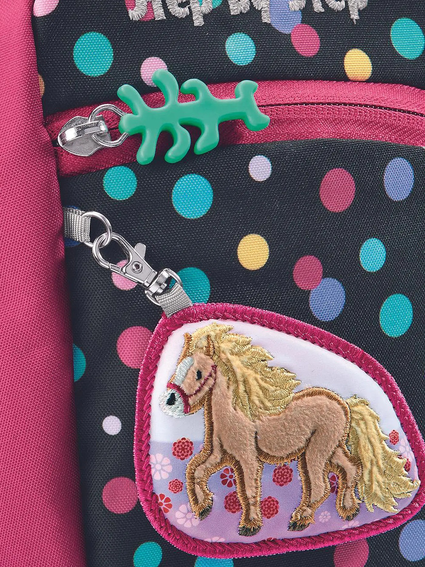 STEP BY STEP | Kinder Rucksack - Kiga Mini Pony Lotta  | pink