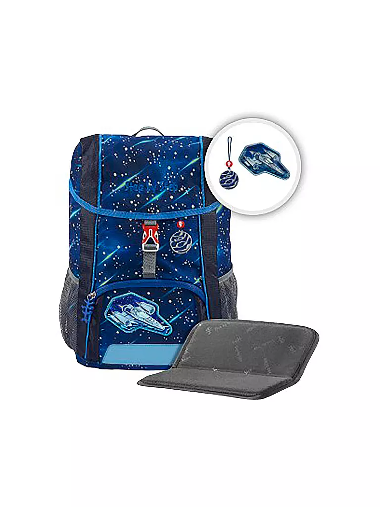 STEP BY STEP | Kinder Rucksack KID Reflect 3tlg Star Shuttle | dunkelblau