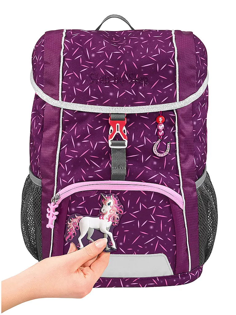 STEP BY STEP | Kinder Rucksack Set 3tlg - Pretty Unicorn Nuala | Beere
