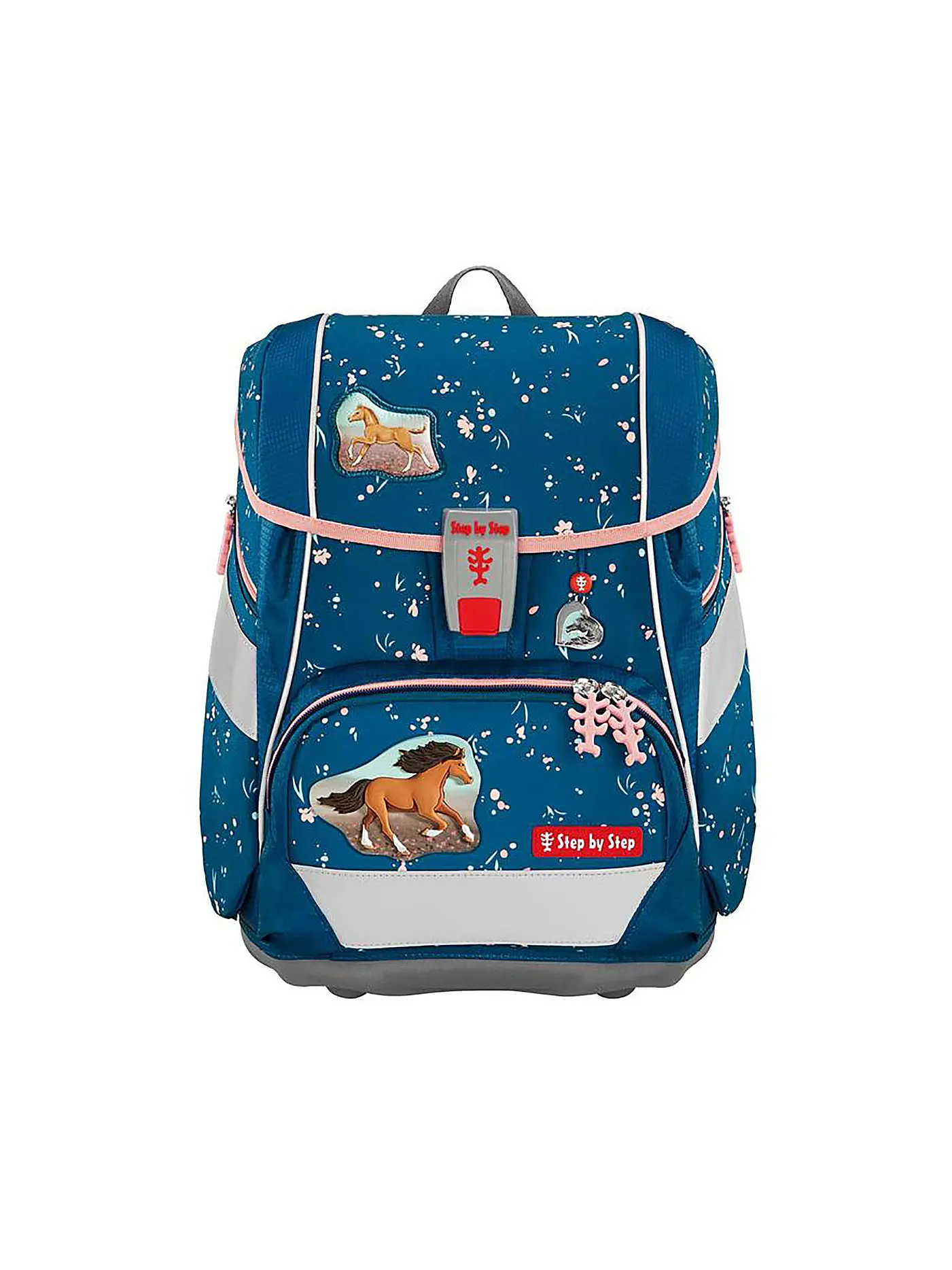 STEP BY STEP | Schultaschen Set 6tlg 2in1 Plus Pegasus Emily | blau