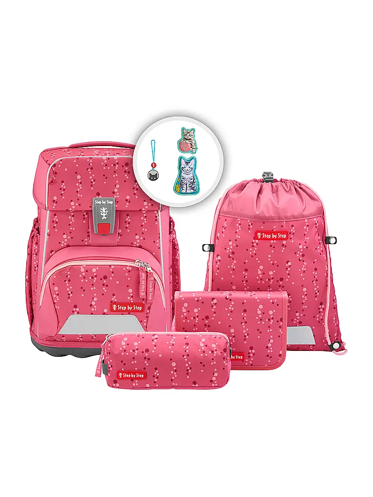 STEP BY STEP | Schulranzen Set BASIS Pink Bubbles | Pink
