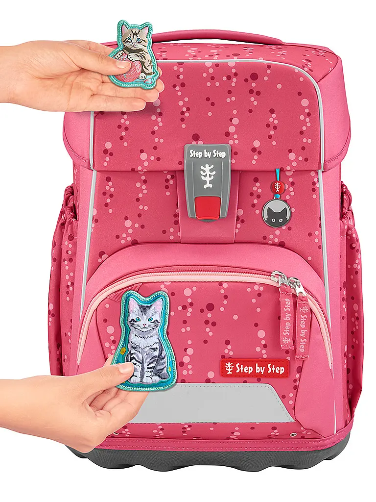STEP BY STEP | Schulranzen Set BASIS Pink Bubbles | 