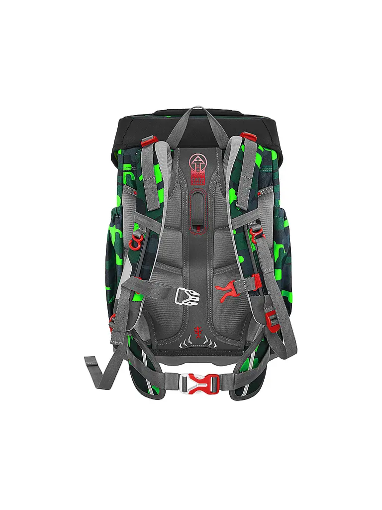 STEP BY STEP | Schulrucksack Set GIANT 5tlg. Black Cat Chiko  | Schwarz