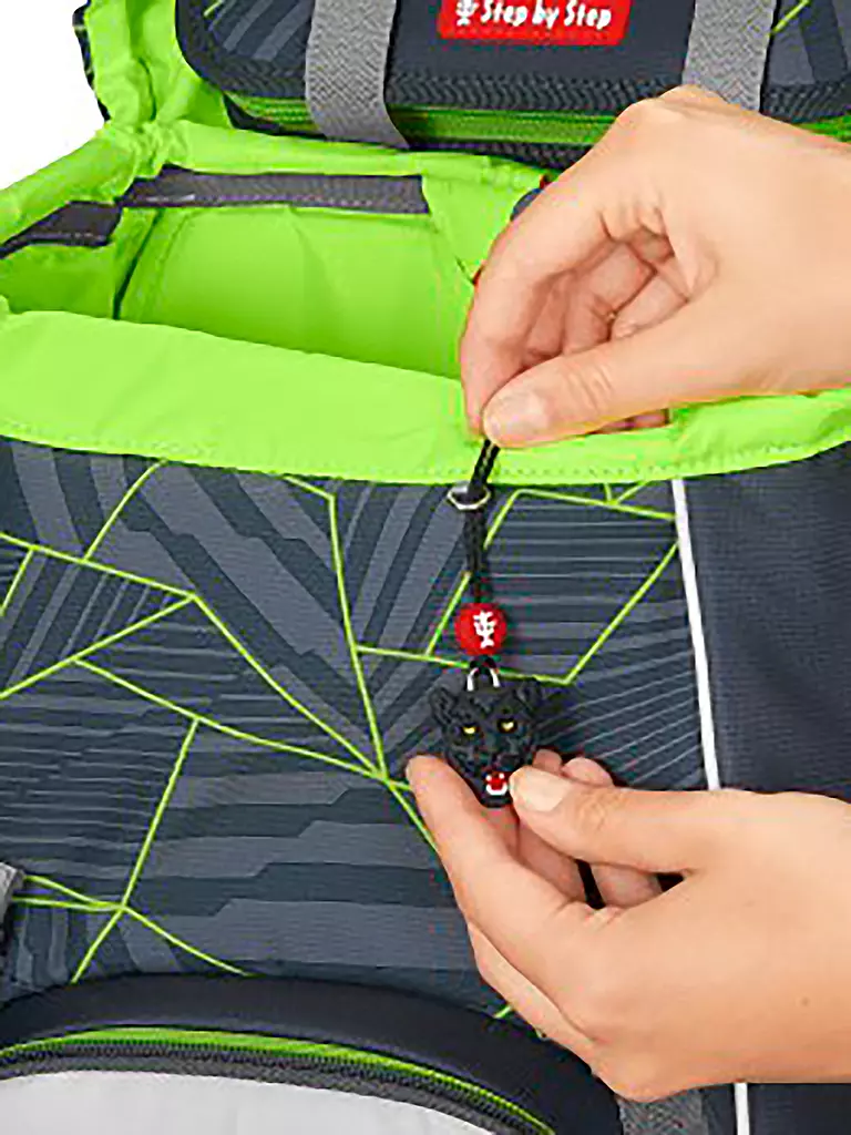 STEP BY STEP | Schulrucksack Set GIANT Dark Cat Chiko | türkis