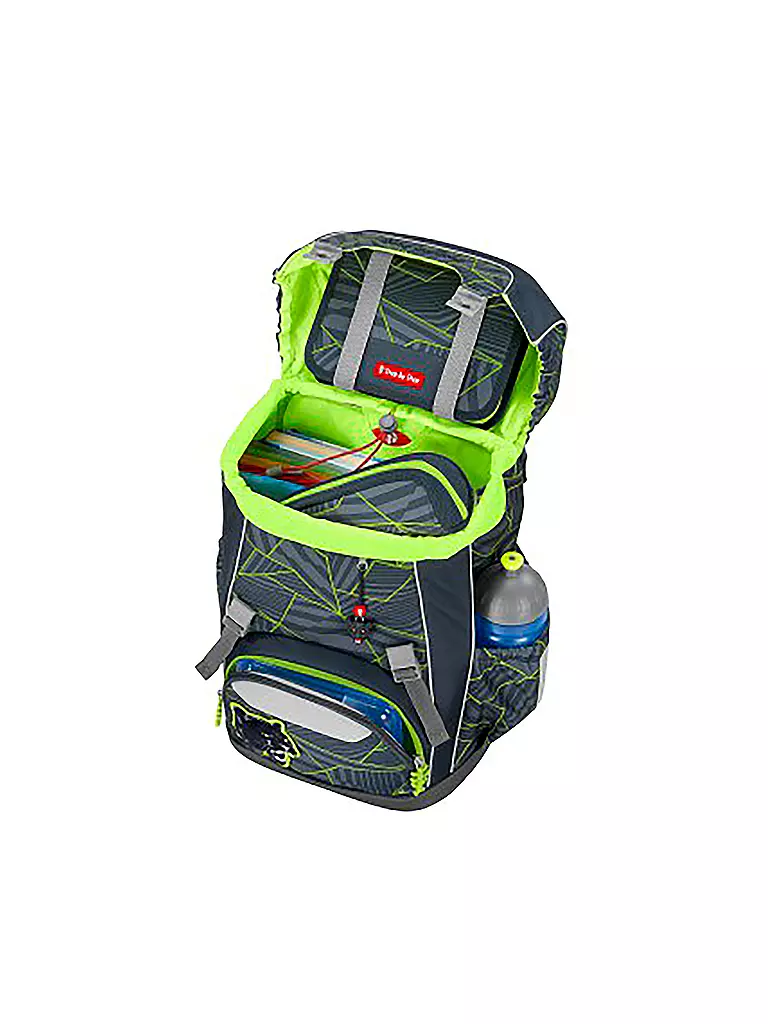 STEP BY STEP | Schulrucksack Set GIANT Dark Cat Chiko | türkis