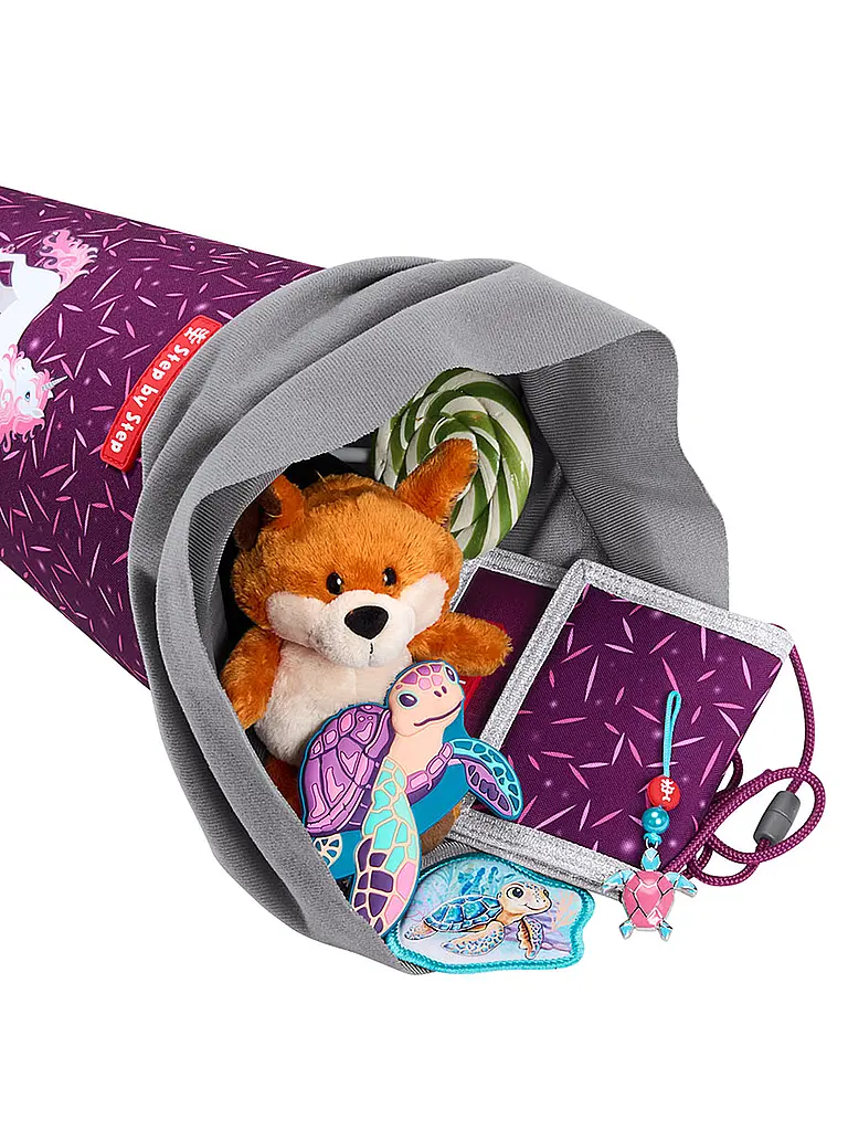 STEP BY STEP | Schultüte Unicorn Nuala | Beere