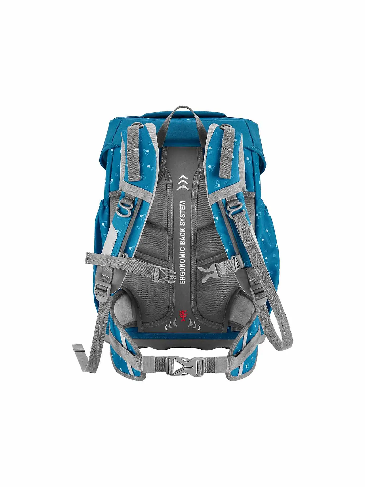 STEP BY STEP | Schultaschen Set 4tlg BASIS Blue Hearts  | blau