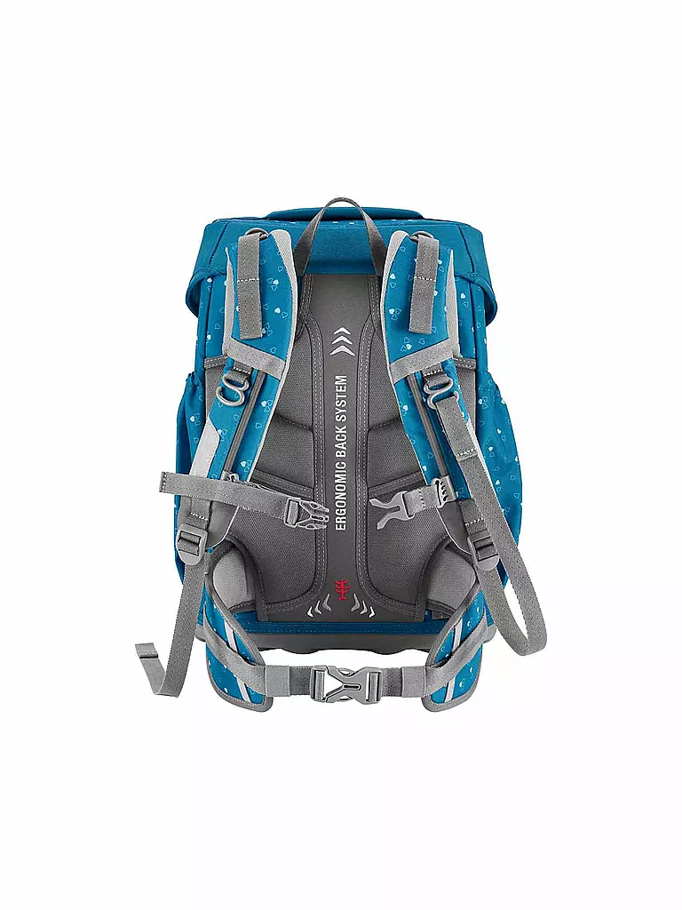 STEP BY STEP | Schultaschen Set 4tlg BASIS Blue Hearts | dunkelblau