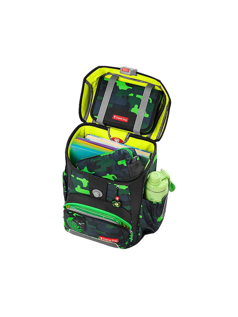 STEP BY STEP | Schultaschen Set 5tlg CLOUD Black Cat Chiko | 