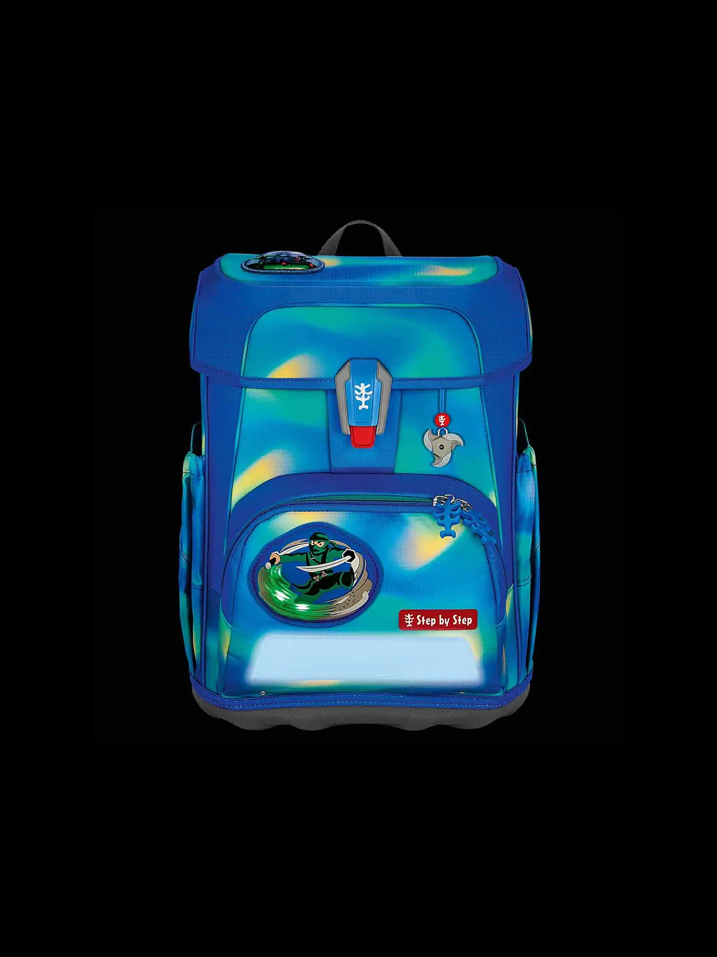 STEP BY STEP | Schultaschen Set 5tlg CLOUD FLASH Ninja Zazu  | blau