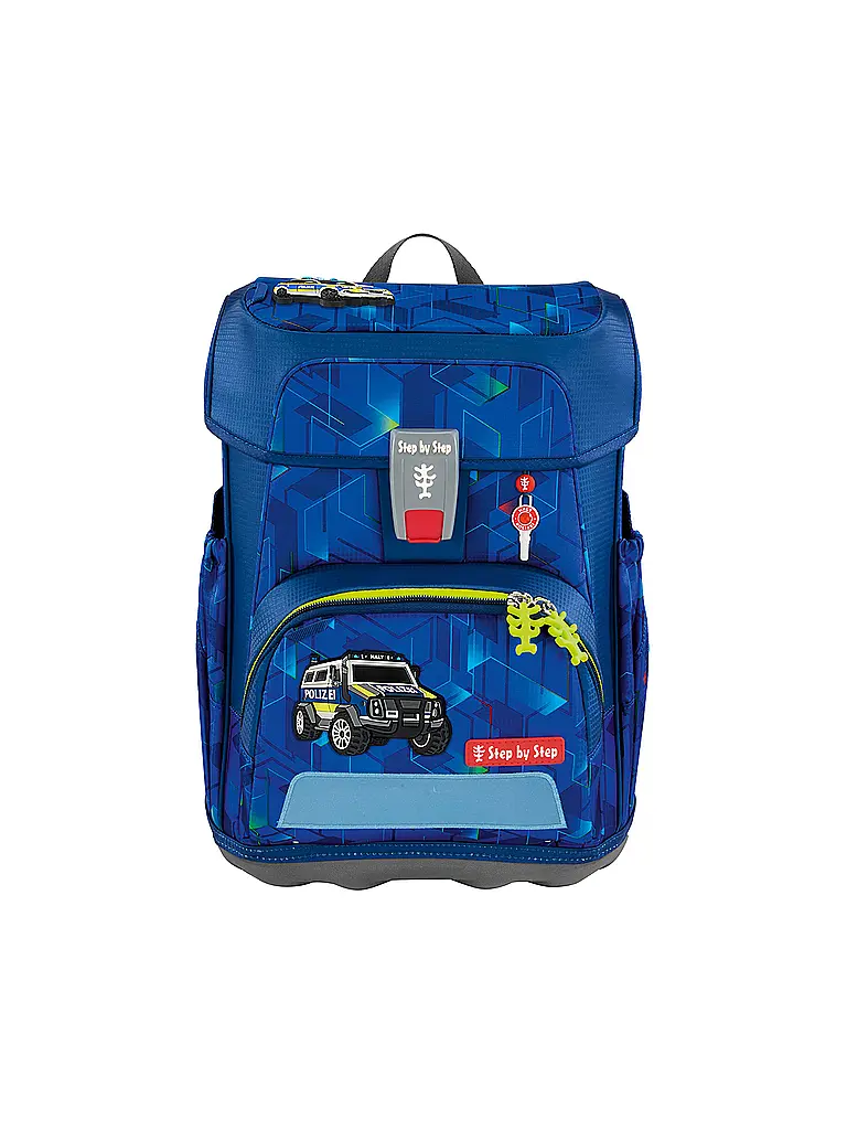 STEP BY STEP | Schultaschen Set 5tlg CLOUD Police Truck Char | Blau