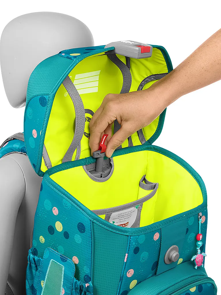 STEP BY STEP | Schultaschen Set 5tlg CLOUD Turtle Josie  | Türkis