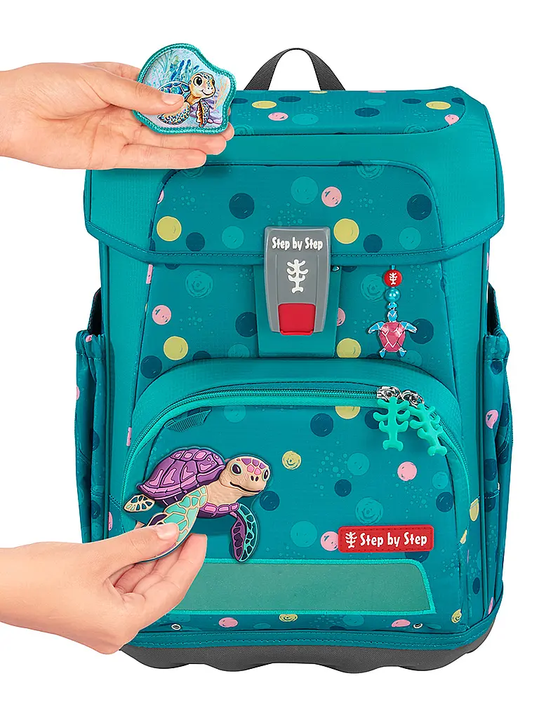 STEP BY STEP | Schultaschen Set 5tlg CLOUD Turtle Josie |