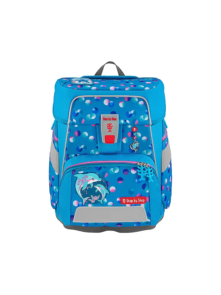 STEP BY STEP | Schultaschen Set 5tlg SPACE Dolphin Finja | Blau