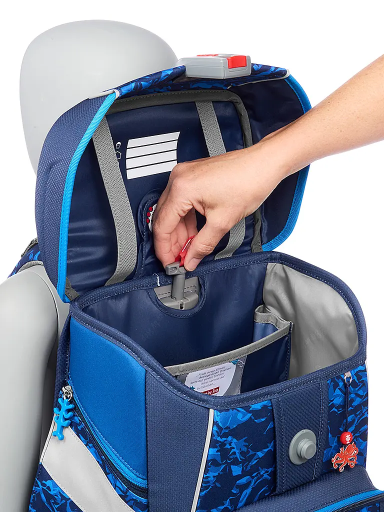 STEP BY STEP | Schultaschen Set 5tlg SPACE Manta Rio  | Dunkelblau