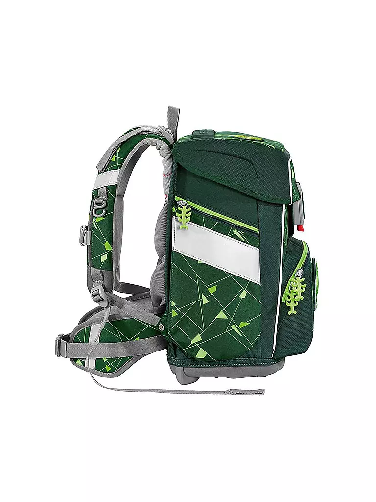 STEP BY STEP | Schultaschen Set 5tlg SPACE Shine Dino Night Tyro | lila