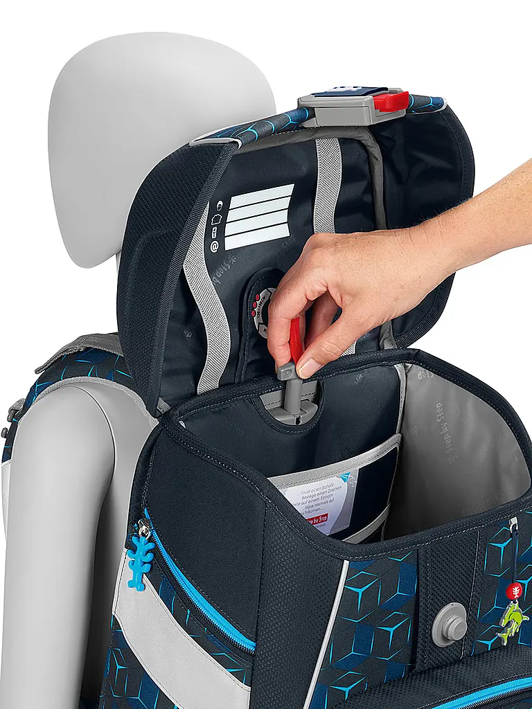 STEP BY STEP | Schultaschen Set 5tlg SPACE Shine Shark Dexte | 