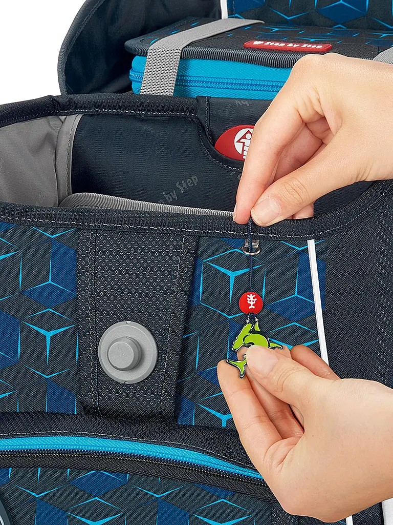 STEP BY STEP | Schultaschen Set 5tlg SPACE Shine Shark Dexte | 