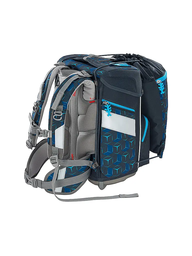 STEP BY STEP | Schultaschen Set 5tlg SPACE Shine Shark Dexte | 