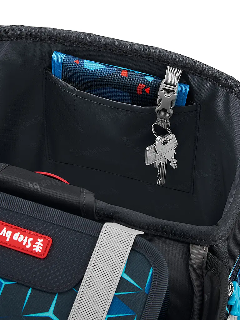 STEP BY STEP | Schultaschen Set 5tlg SPACE Shine Shark Dexte | 