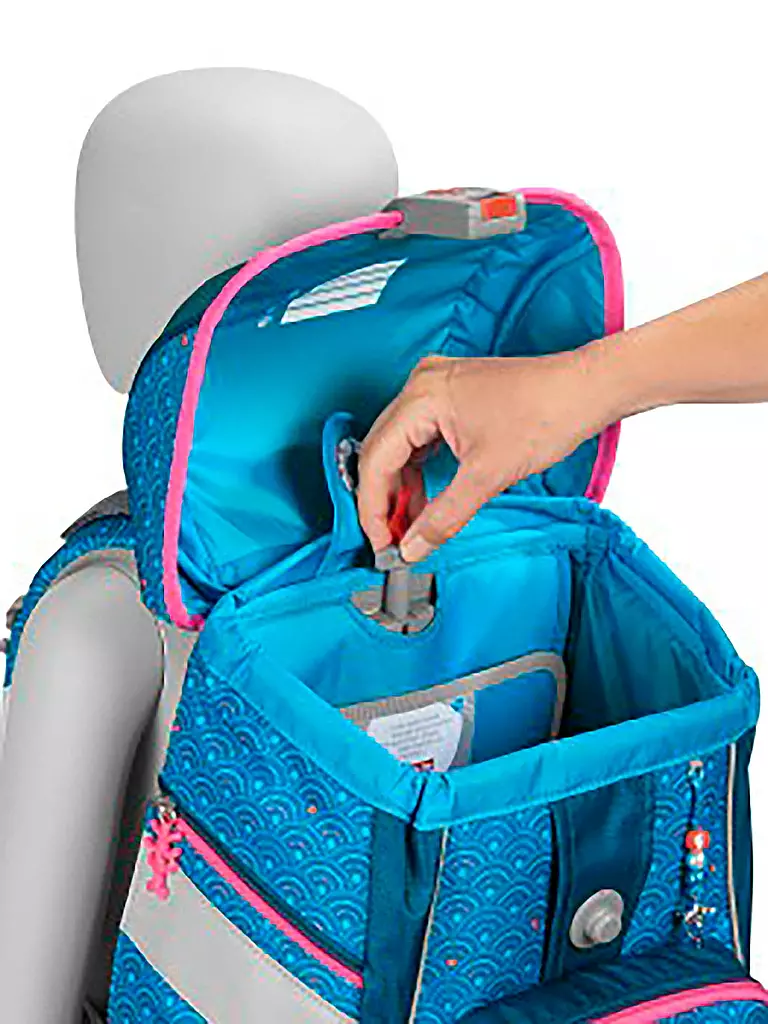STEP BY STEP | Schultaschen Set 6tlg 2in1 Plus Dolphin Pippa | türkis