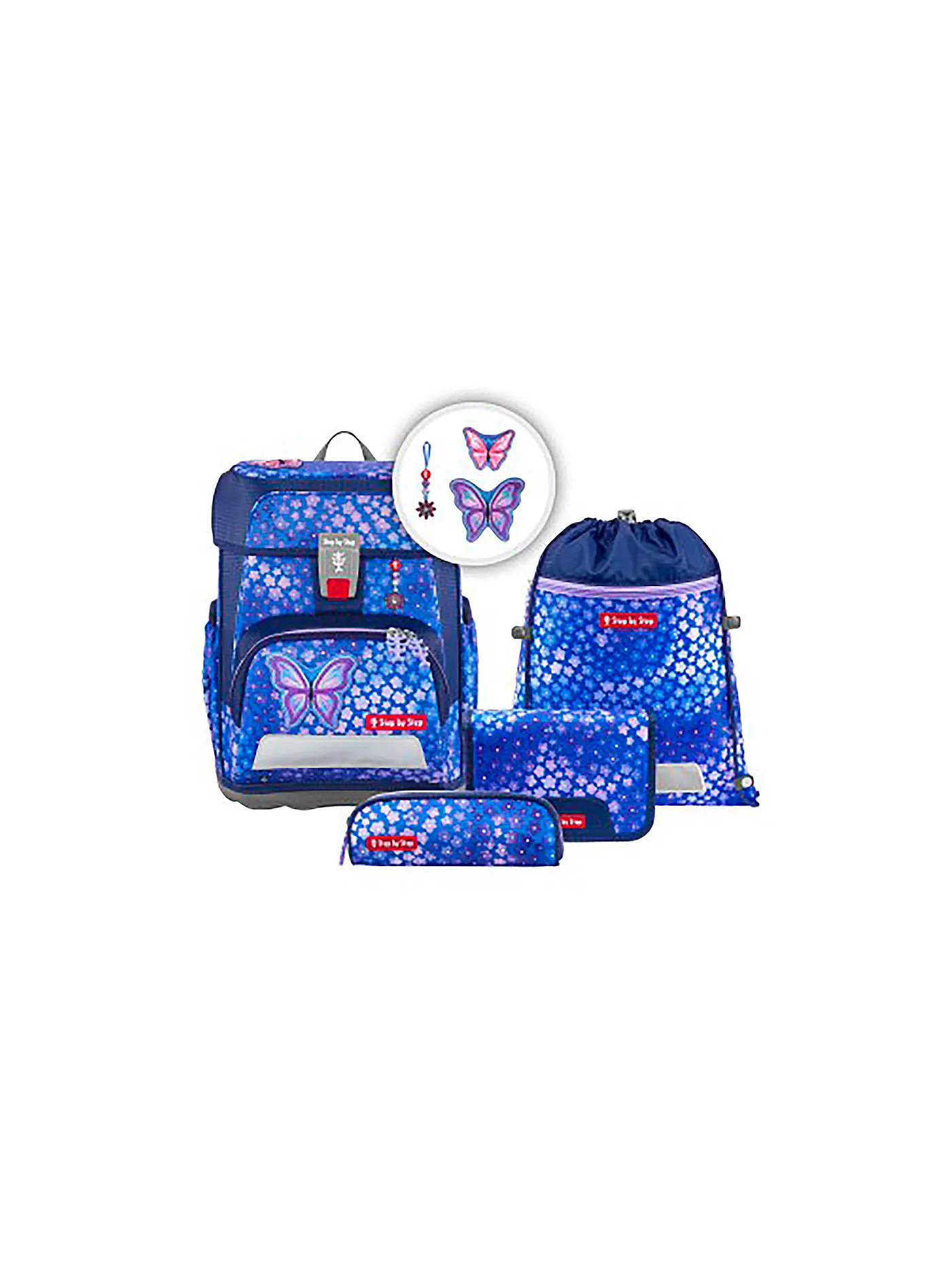 STEP BY STEP | Schultaschen Set 5tlg CLOUD Ninja Kimo  | lila