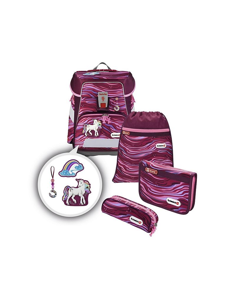 STEP BY STEP | Schultaschen-Set 5-tlg. "Space - Rainbow Unicorn - Bayala Schleich" | pink