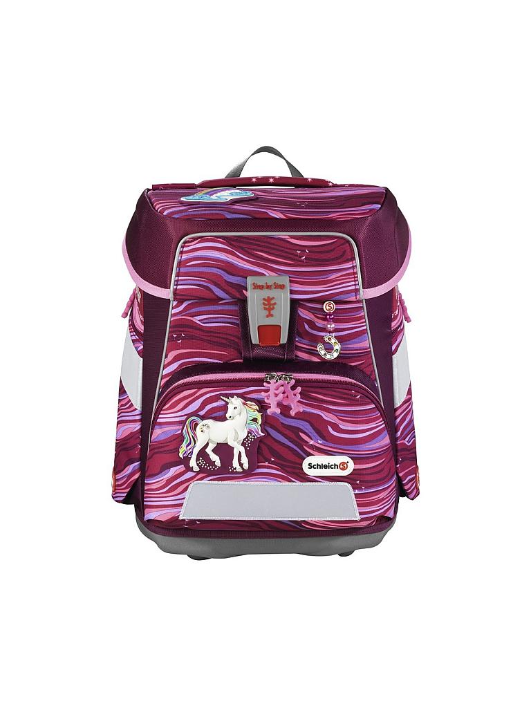 STEP BY STEP | Schultaschen-Set 5-tlg. "Space - Rainbow Unicorn - Bayala Schleich" | pink